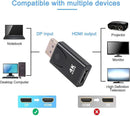 NÖRDIC Aktiv adapter Displayport1.2 hane till HDMI1.4b hona 4K 60Hz Eyefinity svart