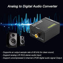 NÖRDIC Analog till Digital Omvandlare RCA till Toslink och Koaxial
