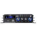 NÖRDIC Bluetooth 5.0 stereo 2.1 amplifier 4X40W+50W RMS amplifier 2 speakers and subwoofer with USB and SD media player input