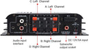 NÖRDIC Bluetooth 5.0 stereo 2.1 amplifier 4X40W+50W RMS amplifier 2 speakers and subwoofer with USB and SD media player input