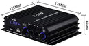 NÖRDIC Bluetooth 5.0 stereo 2.1 amplifier 4X40W+50W RMS amplifier 2 speakers and subwoofer with USB and SD media player input