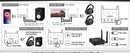 NÖRDIC Bluetooth 5.2 wireless transmitter dual link receiver DAC Qualcomm aptXLL aptX HD 3.5mm AUX RCA optical