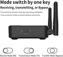 NÖRDIC Bluetooth 5.2 wireless transmitter dual link receiver DAC Qualcomm aptXLL aptX HD 3.5mm AUX RCA optical