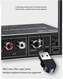 NÖRDIC Bluetooth 5.4 Audio Receiver DAC Converter USB Memory 3.5MM AUX RCA Coax