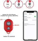 NÖRDIC Bluetooth shutter for mobile phones, tablets and cameras 10m