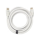 NÖRDIC CERTIFIED CABLES 5m Ultra High Speed HDMI2.1 8K 60Hz 4K 120Hz 144Hz 48Gbps Dynamic HDR eARC Game Mode VRR Dolby ATMOS gold-plated PVC white