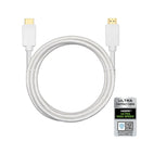 NÖRDIC Certified Cables 2M HDMI2.1 Ultra High Speed 8K 60Hz 4K 120Hz 48Gbps Dynamic HDR EARC Game Mode VRR Dolby Nylon Braided Cable Gold Plated