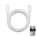 NÖRDIC Certified Cables 3M HDMI 2.1 Ultra High Speed 8K 60Hz 4K 120Hz 48Gbps Dynamic HDR EARC Game Mode Vrr Dolby Atmos Nylon Braided Gold Plated