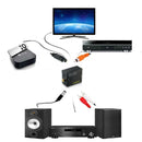 NÖRDIC Digital to Analog Audio Converter Mini DAC, Toslink and Coaxial to RCA L/R audio, Metal D/A converter