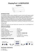 NÖRDIC Displayport 1.4 signal amplifier 8K60Hz
