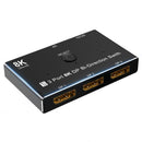 NÖRDIC Displayport 3 till 1 switch eller 1 till 3 splitter DP1.4 8K30Hz 4k120Hz 32.4Gbps