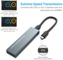 NÖRDIC External storage cabinet M.2 NVMe and SATA SSD for USB-A and USB-C M-Key B-Key and B+M Key UASP 2280 2260 2242 2230