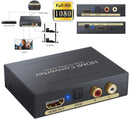 NÖRDIC HDMI Audio Extractor 1xHDMI input to 1xHDMI 4K at 30 Hz, 1xToslink and 2xRCA output