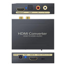 NÖRDIC HDMI Audio Extractor 1xHDMI input to 1xHDMI 4K at 30 Hz, 1xToslink and 2xRCA output