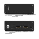 NÖRDIC HDMI Audio Extractor 5.1, 1xHDMI input to 1xHDMI 2.0 4K at 60 Hz, Digital (Toslink) and Coaxial Audio output. Xbox One, PS3/PS4, Smart TV