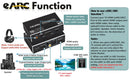 NÖRDIC HDMI Extractor 4K60Hz HDMI to HDMI + Optical Toslink + Coaxial + 3.5mm Audio + 7.1CH HDMI Support for eARC / ARC HDR Dolby ATMOS