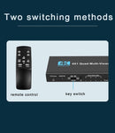 NÖRDIC HDMI scaler switch 4 to 1 with Multiviewer 4K30hz HDCP1.4