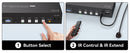 NÖRDIC KVM 4x2 HDMI 2.1 Switch 4PC to Dual Monitor HDMI 8K60Hz with 1x3.5mm and 4xUSB-A