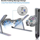 NÖRDIC Laptop stand for desk with fan 9-15.6 inches