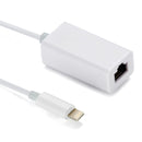 NÖRDIC Lightning (non MFI) to 10/100Mbps Ethernet Network Adapter 1m white