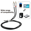NÖRDIC Lightning (not MFI) to RCA cable 1.2m for sound