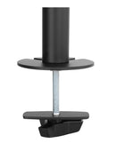 NÖRDIC Monitor arm table mount for 1 monitor 13-32 with adjustable height, rotatable and tiltable, steel, black, screen mount VESA 75 and 100