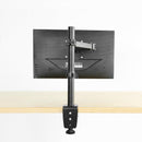 NÖRDIC Monitor arm table mount for 1 monitor with adjustable arm, rotatable and tiltable, steel, black, screen mount