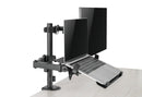 NÖRDIC Monitorarm och bärbar datorhållare monitor 13-27" 8kg bärbar 15,6" monitorfäste