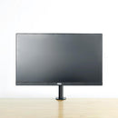 NÖRDIC Monitor table holder 1 monitor with adjustable arm rotatable and tiltable, steel, black, monitor mount
