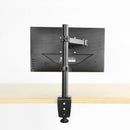 NÖRDIC Monitor table holder 1 monitor with adjustable arm rotatable and tiltable, steel, black, monitor mount