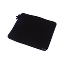 NÖRDIC RGB gamingmusmatta, 450x400x4mm (M), halkfri naturgummibas, Elastan-tygtopp, svart