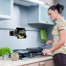 NÖRDIC Rotating 360 degree wall mount with metal base and aluminum alloy for tablets in sizes 7-13 inches.