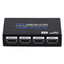 NÖRDIC Splitter 1 till 4 HDMI 4K30Hz 3D