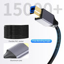 NÖRDIC USB 3.0 Active Printer Cable - 15m USB A to USB B 3.0 Compatible with printer, conference camera, docking station, hard drive and more