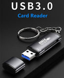NÖRDIC USB-A 3.0 Kortläsare 2 Slot SD, MicroSD UHS-I