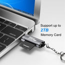 NÖRDIC USB-A 3.0 Kortläsare 2 Slot SD, MicroSD UHS-I