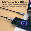 NÖRDIC USB4 adapter male to female 40G 8K60Hz PD100W