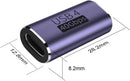 NÖRDIC USB4 extension adapter female to female 40G 8K60Hz PD100W