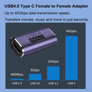 NÖRDIC USB4 extension adapter female to female 40G 8K60Hz PD100W