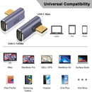 NÖRDIC USB4 angled adapter male to female 40G 8K60Hz PD100W