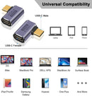 NÖRDIC USB4 angled adapter male to female 40G 8K60Hz PD100W