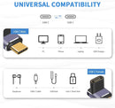 NÖRDIC USB4 angled adapter male to female 40G 8K60Hz PD100W