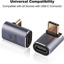 NÖRDIC USB4 angled adapter male to female 40G 8K60Hz PD240W
