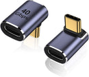 NÖRDIC USB4 angled adapter male to female 40G 8K60Hz PD240W