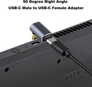 NÖRDIC USB4 angled adapter male to female 40G 8K60Hz PD240W