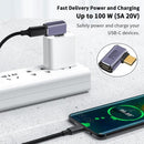 NÖRDIC USB4 angled adapter male to female 40G 8K60Hz PD100W