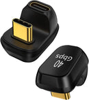 NÖRDIC USB4 angled adapter male to female 40G 8K60Hz PD100W