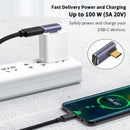 NÖRDIC USB4 angled adapter male to female 40G 8K60Hz PD100W