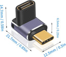 NÖRDIC USB4 angled adapter male to female 40G 8K60Hz PD100W