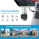 NÖRDIC USB-A Switch 2 computers to 4 USB-A 3.1 5Gbps